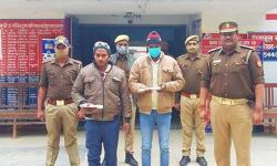 पुलिस ने किए दो इनामी वांछित गैंगेस्टर गिरफ्तार