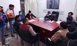 जनसमस्याओं को लेकर किया ईओ का घेराव