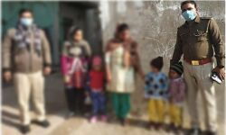 पीआरवी ने भटके बच्चों को परिजनों से मिलाया