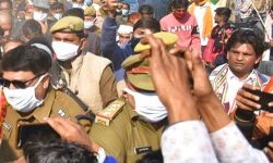 कांग्रेसियों पर पुलिस ने लाठी चलाई