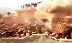 पाक की नापाक हरकत- भीड़ ने की मंदिर में तोड़फोड़ और आगजनी