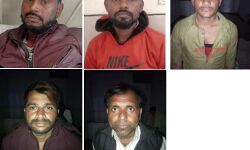 पुलिस ने मुठभेड़ में पांच इनामी बदमाशों को गिरफ्तार किया पुलिस ने मुठभेड़ में पांच इनामी बदमाशों को गिरफ्तार किया