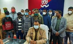 मुठभेड़ में एक बदमाश घायल ,तीन गिरफ्तार