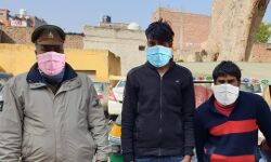 शातिर लुटेरे मुठभेड़ में गिरफ्तार