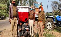 पुलिस ने टैक्टर व ट्राॅली बरामद कर दो आरोपियों को भेजा जेल पुलिस ने टैक्टर व ट्राॅली बरामद कर दो आरोपियों को भेजा जेल