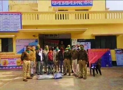 चोरी की वारदात का खुलासा कर पुलिस ने 4 आरोपियों को दबोचा