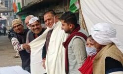 नवनियुक्त जिलाध्यक्ष का कांग्रेसजनों ने किया सम्मान