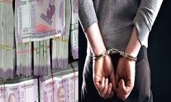 भू-राजस्व अधिकारी 25 लाख की रिश्वत के साथ रंगे हाथ गिरफ्तार भू-राजस्व अधिकारी 25 लाख की रिश्वत के साथ रंगे हाथ गिरफ्तार