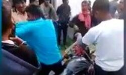 भाई-बहन की दबंगो ने की लात-घूसों से पिटाई