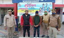 बैंक कर्मचारी से लूट में शामिल आरोपियों को पुलिस ने भेजा जेल बैंक कर्मचारी से लूट में शामिल आरोपियों को पुलिस ने भेजा जेल