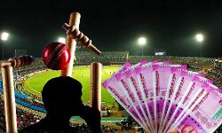 क्रिकेट मैच पर सट्टा लगा रहे दो गिरफ्तार
