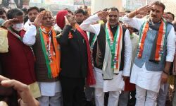 राष्ट्रीय ध्वज स्तम्भ का मंत्री ने किया लोकार्पण राष्ट्रीय ध्वज स्तम्भ का मंत्री ने किया लोकार्पण