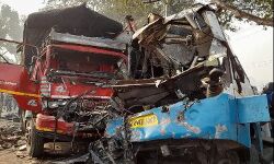 काला शनिवार-बस कैंटर की भिड़ंत में दस मरे, दो दर्जन घायल