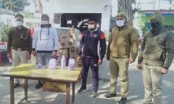 शराब के जखीरे के साथ दो शातिर तस्कर गिरफ्तार