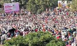 किसान महापंचायतः गरजे किसान- किसी ने भी नहीं दिया टैंट