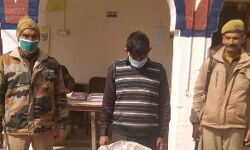 बुरे काम का बुरा नतीजा- पुलिस ने भारी मात्रा मे किया गांजा बरामद- आरोपी गिरफ्तार