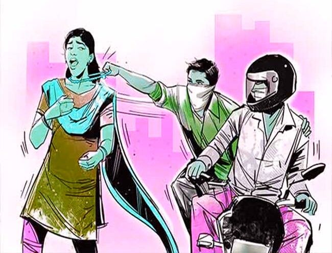 महिला का मंगलसूत्र छपटने वाले दो आरोपी गिरफ्तार महिला का मंगलसूत्र छपटने वाले दो आरोपी गिरफ्तार