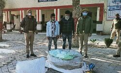 मुठभेड़ में दो चोर गिरफ्तार