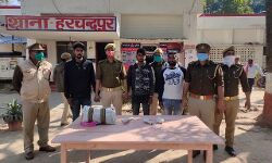 हिस्ट्रीशीटर समेत तीन बदमाश गिरफ्तार