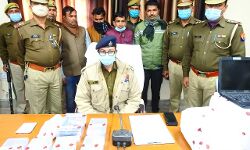 सात लाख के जाली नोट बरामद, चार अरेस्ट