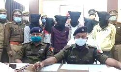 UP: 6 चोर चढ़े पुलिस के हत्थे- आंखों में र्मिची डालकर देते थे लूट को अंजाम