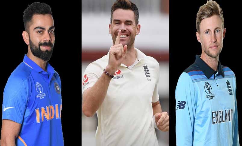 ICC टेस्ट रैंकिंग: विराट कोहली को बडा झटका- रुट-एंडरसन ने मारी लम्बी छलांग
