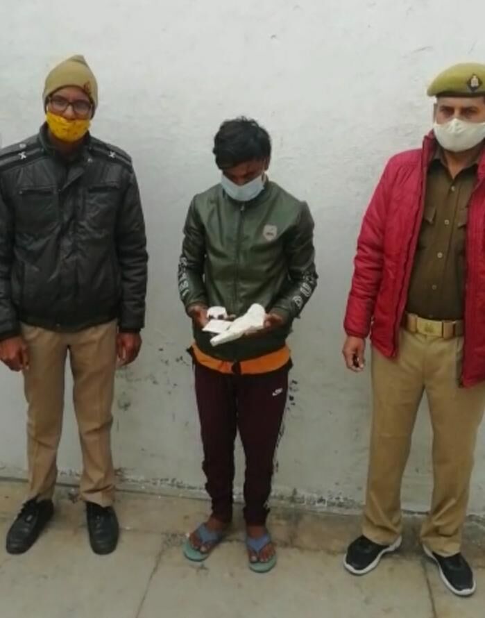 पुलिस ने लुटेरा को गिरफ्तार कर भेजा जेल पुलिस ने लुटेरा को गिरफ्तार कर भेजा जेल