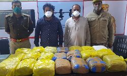 रेड लाईट के पास से गांजा तस्कर अरेस्ट रेड लाईट के पास से गांजा तस्कर अरेस्ट