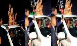 बीच सड़क लगाये ठुमके- सामने से आई कार- हो गया हादसा