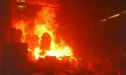 गत्ता फैक्ट्री में भीषण आग, नहीं पाया जा सका काबू गत्ता फैक्ट्री में भीषण आग, नहीं पाया जा सका काबू