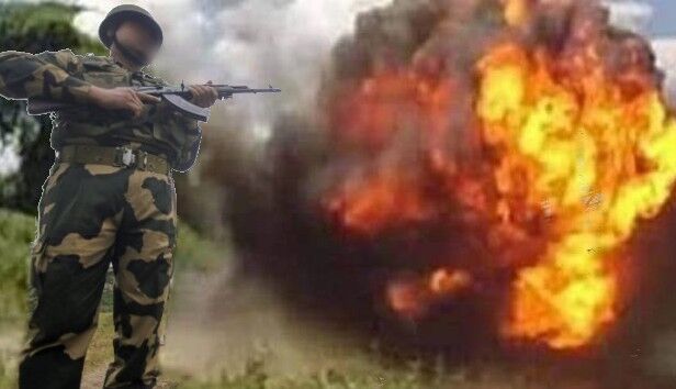 IED विस्फोट में दो जवान शहीद, तीन घायल