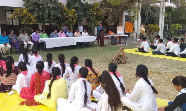 डिग्री कॉलेज में पांच दिवसीय स्काउट गाइड शिविर का समापन