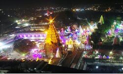 मंदिर में श्रद्धालुओं के लिये व्यापक इंतजाम