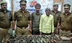 कोतवाली देहात में असलहा फैक्ट्री का पर्दाफाश, दो गिरफ्तार कोतवाली देहात में असलहा फैक्ट्री का पर्दाफाश, दो गिरफ्तार