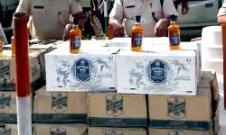 184 कार्टन विदेशी शराब बरामद, दो गिरफ्तार