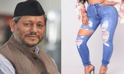 फटी जींस मामला-CM ने मांगी माफी फटी जींस मामला-CM ने मांगी माफी