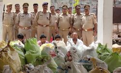 4 तस्कर अरेस्ट- 60 लाख का गांजा बरामद