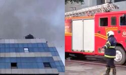 मॉल में कोविड-19 अस्पताल-आधी रात लगी आग-9 की मौत