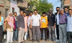 शरारती तत्वों ने जलाई होली- स्थानीय लोगों में रोष