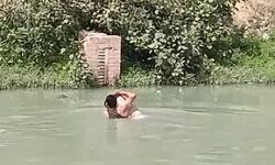 SP की सुरक्षा में तैनात आरक्षी ने बचाई डूबते हुए व्यक्ति की जान