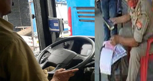 रोडवेज ड्राइवर ने नहीं पहना मास्क- भरना पड़ा इतने का नगद जुर्माना