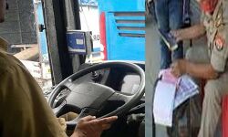 रोडवेज ड्राइवर ने नहीं पहना मास्क- भरना पड़ा इतने का नगद जुर्माना