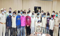 हत्या के आरोप में दस गिरफ्तार