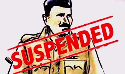 झूठे मुकदमे में फंसाने की दी धमकी- मिले 40 हजार- SSP ने किया निलंबित