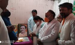 भाजपा जिला अध्यक्ष ने किया श्रीभगवान शर्मा के कार्यालय का उद्घाटन