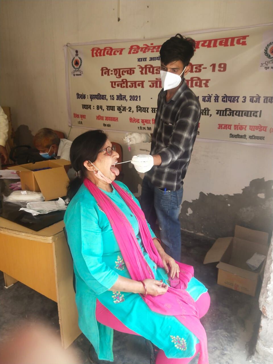सिविल डिफेंस का कोरोना कैंप बन रहा वरदान,150 लोगों की हुई जांच