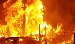 चार घरों में आग लगने से लाखों का सामान जला, छह की हुई मौत