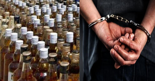तस्करी की 10 हजार से अधिक बोतल शराब बरामद- 3 हिरासत में
