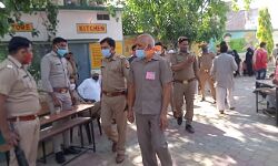 पंचायत चुनाव- SO नेमचंद की मुस्तैदी- शांति से हो रहा है मतदान