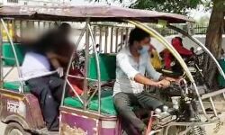 नहीं मिली एंबुलेंस तो ई- रिक्शा में बांधकर ले गई महिला पति का शव नहीं मिली एंबुलेंस तो ई- रिक्शा में बांधकर ले गई महिला पति का शव